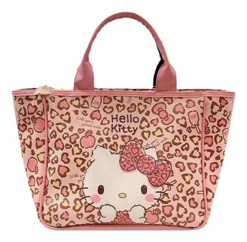 Bolso De Hello Kitty Animal Print Kawaii