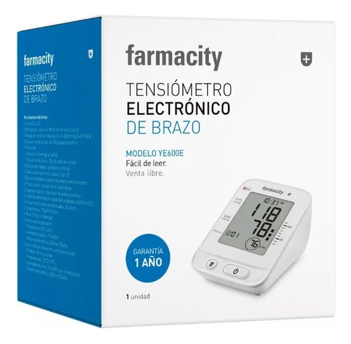 Tensiómetro Digital De Brazo Farmacity 