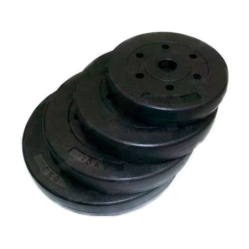 Barra Recta Larga 220cm + 2 Mancuernas Cromadas + 100 Kg