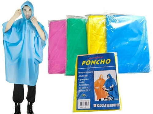 Poncho Impermeable Protección Lluvia