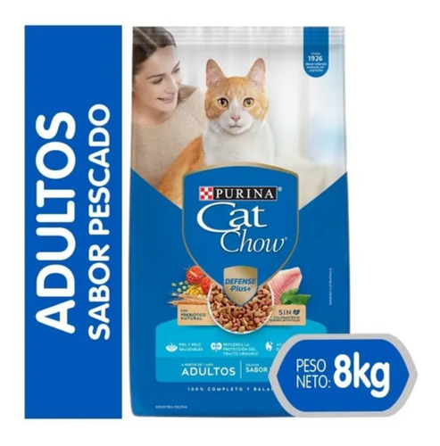 Alimento Cat Chow  Pescado En Bolsa De 8kg