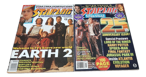 Revistas Son 2  Starlog Edicion Especial Aniversarios Ingles