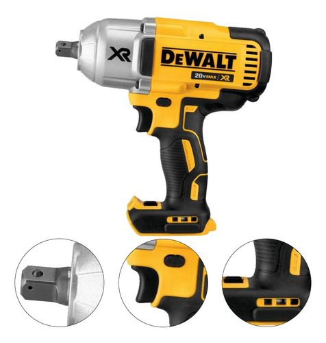 Chave De Impacto À Bateria 20v Alto Torque  - Dcf899b Dewalt