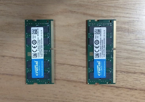 Memoria Ram Crucial - 2 X 16 Gb