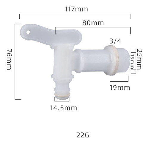 Grifo Ibc De Repuesto De 3/4 Pulgadas, Accesorios De D