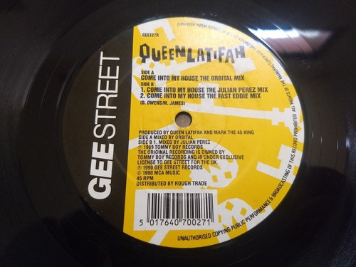 Queen Latifah Come Into My House Orbital Rmx Hip House 1990