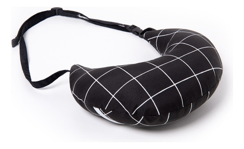 Almofada De Dormir Para Carro Com Almofada Para Queixo H Cor Preto Grid