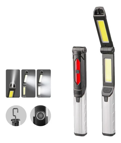 Linterna Led Superbrillante Y Cob, Linterna Recargable