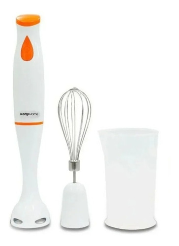 Imagen 2 de 6 de Mixer Minipimer Batidora Kanji 2 En 1 Acero Inoxidable 800w