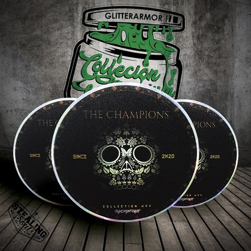 Imagen 1 de 10 de Glitter Armor | The Champions | Cera Pasta | Silicio | 100gr