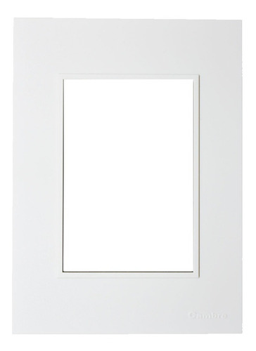 Tapa Con Distanciador Cambre Bauhaus Blanco Cód 4950 Pack X4