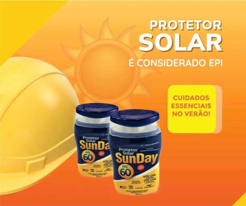 Protetor Solar Sunday Fps 60 Com 120ml