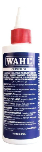 Aceite Lubricante Wahl Maquina Peluquería Cuchillas Barbera Color Gris