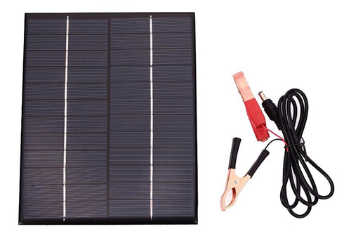 Imagen 1 de 10 de Clip De Batería Del Kit Del Panel Solar De 5.5w Para El