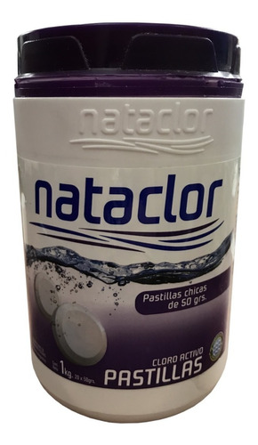 Pastillas De Cloro Grandes 200 Gr. Nataclor 1 Kg.