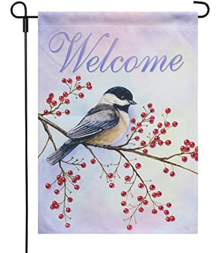 Layoer Home Garden Flag 13 X 18 Pulgadas Casa Doble Cara Bie