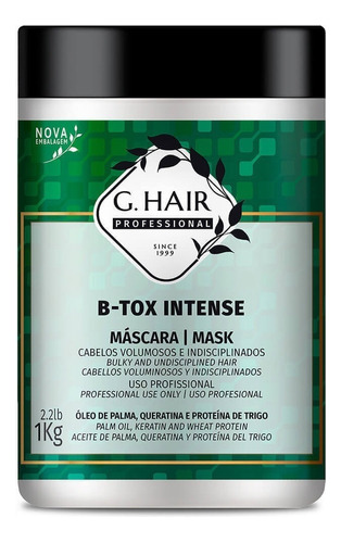 G.Hair Máscara B-Tox Intense 1kg