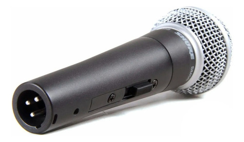 Microfono Dinamico Cardioide Vocal Shure Sm58s Color Negro