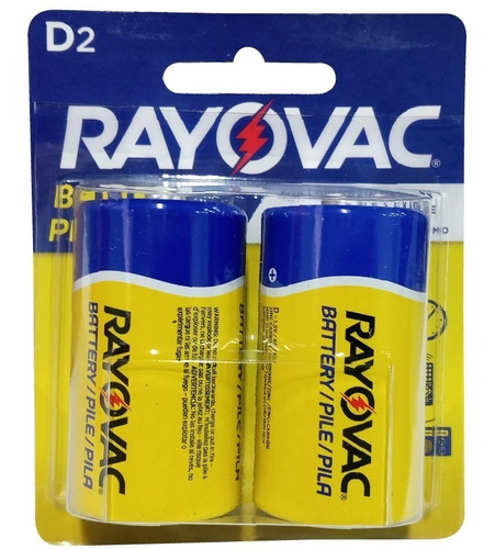 Pila Bateria Super Heavy Duty Rayovac Tipo D