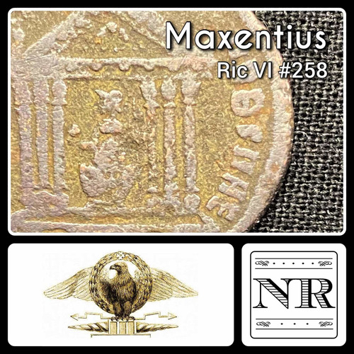 Roma - Folis - Año 310 - 311 Dc - Ric #258 - Maxentius Ae