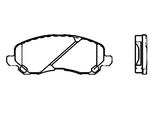 Juego  Balatas Jeep Compass 07-17 Delantera