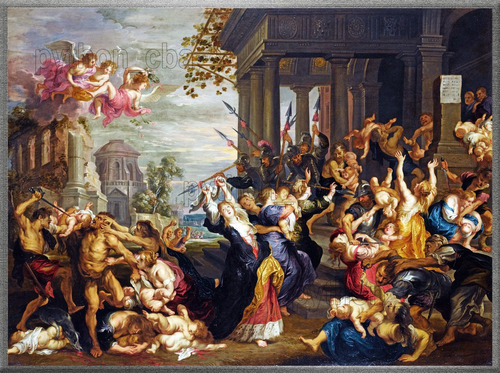 Cuadro La Masacre De Los Inocentes - Peter Paul Rubens  1638