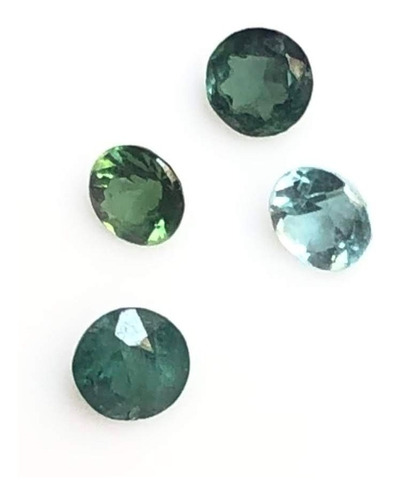 Heliodoro 0.475 Cts Redonda Kit 04 Pedra Praziolita Precios
