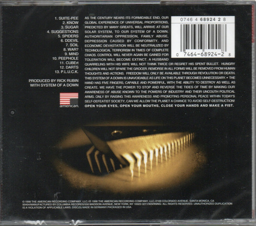 System Of A Down ( Album ) - Deftones Korn Limp Bizkit Tool