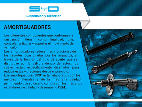 2 Amortiguadores Gas Delanteros Syd Attitude 2006 A 2011