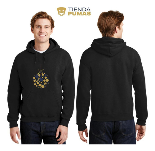 Sudadera Pumas Unam Deportiva Hombre Esfera Navidad