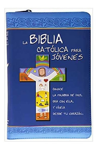 Biblia Católica Para Jóvenes Semipiel  2 Tinta Estuche 