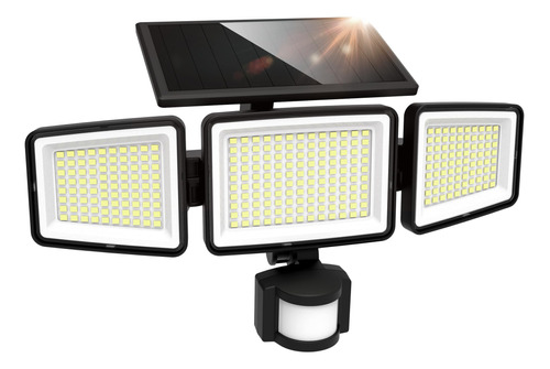 Luces Solares Led 302, 3000 Lm, Sensor Movimiento Ip65