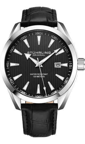 Stuhrling Original Reloj Analgico Para Hombre Con Fecha, Cor