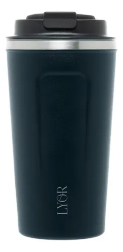Copo Térmico Lyor Motion Parede Dupla De Aço Inox Azul