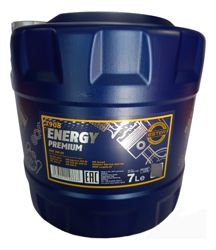 Aceite Mannol 5w30 Energy Premium 7lts Dpf