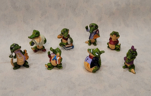 Serie Cocodrilos De Kinder Sorpresa 1992 Miniaturas Juguete