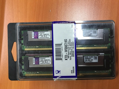 Kit Memoria Servidor Dell Ddr2 2x4gb Ktd-ws667/4gb