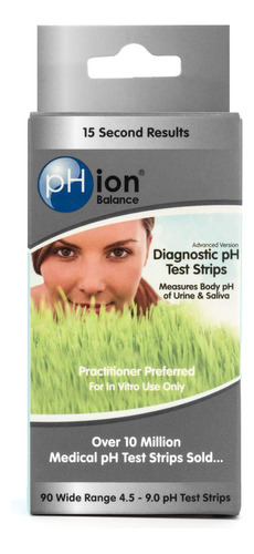 Phion Balance Diagnostic Ph Test Strips, 4.5 - 9.0 Ph Range.