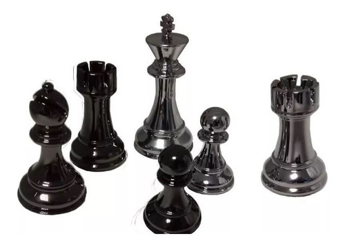 Ajedrez Profesional Simil Metal (premium)