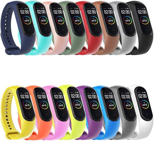 Muzens 16 Piezas Correas Para Xiaomi Mi Band 4 / Mi Band 3 P