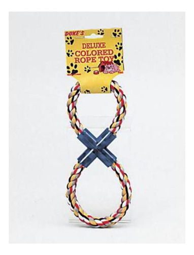 Kole Imports Figura 8 Juguete Para Perros De Cuerda Multicol