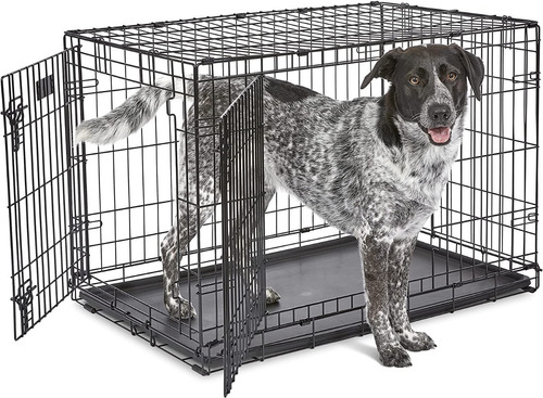 Midwest Homes Icrate Dog Crate 36-inch W/divider Double Door