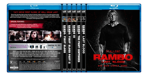 Rambo La Saga Completa 5 Bluray