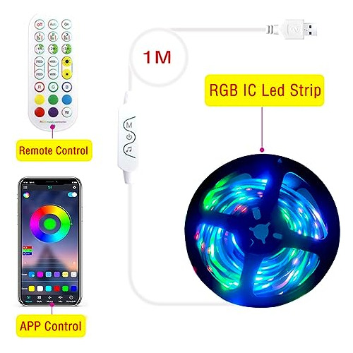 Luces Led Tv Ws2812b Led Individuales Dirección Led Rg...