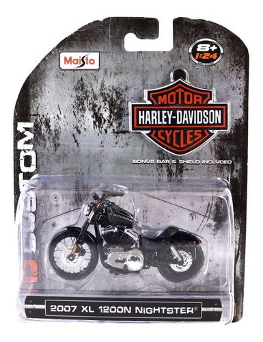 Motos Escala Maisto Harley Davidson Metal Miniatura 1/24