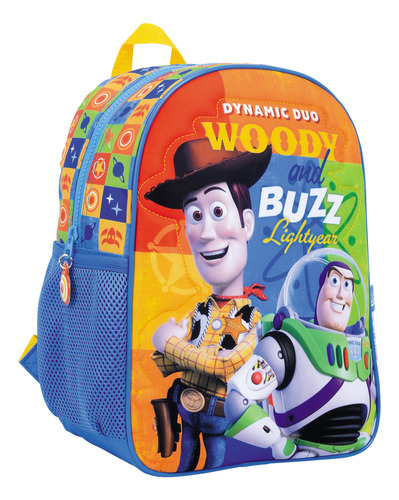 Mochila Espalda Jardin 12p Toy Story Buzz Woody Lic Oficial