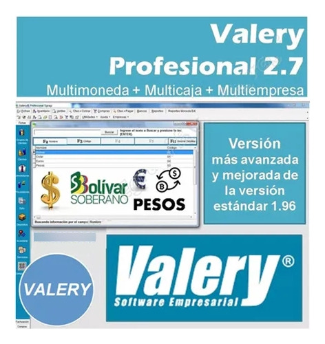 Programa Administrativo Factura Inventario Valery 2.7 Dg3