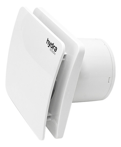 Extractor De Aire Hydra Baño Antiretorno Premium Desing 10cm Color Blanco