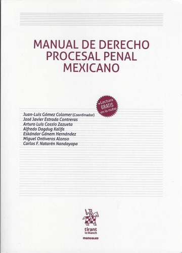 Manuel De Derecho Procesal Penal Mexicano