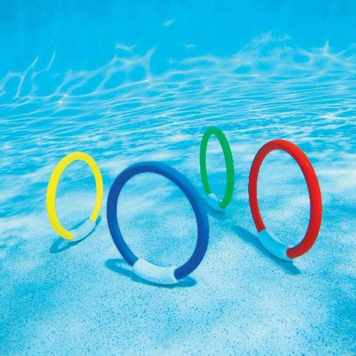Anillo De Buceo, 8 Unidades, Para Nadar Bajo El Agua, Juguet